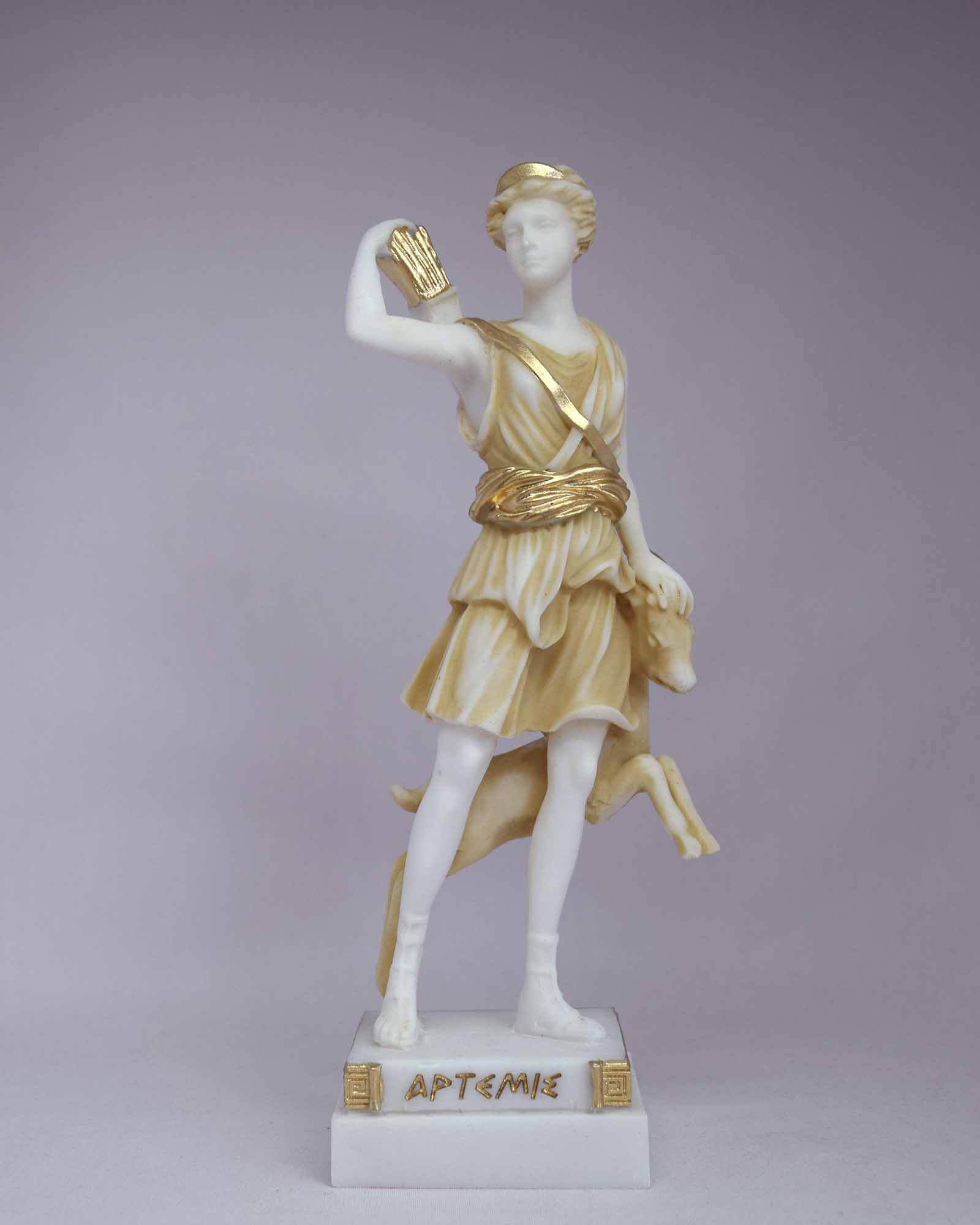 Artemis Diana Goddess Statue made of Alabaster