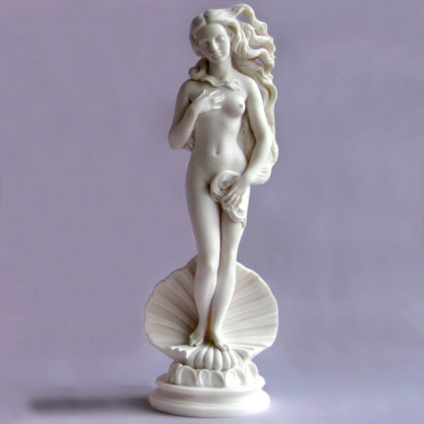 The Statue of Aphrodite made of Botticelli replica in White color