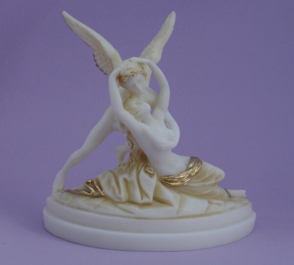 Psyche revived by Cupid's kiss replica status in Patina color