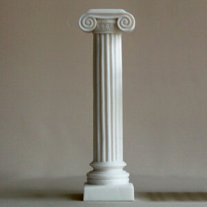 A type 2 statue of a full height column at Ionic order in White color