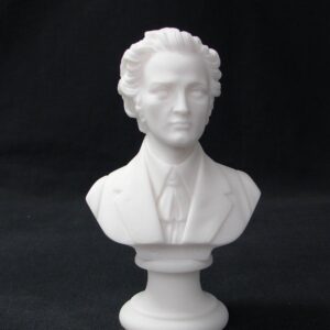 Greek statue bust of the famous Polish composer Frederic Chopin in White color