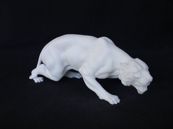 Greek statue of a Jaguar in White color
