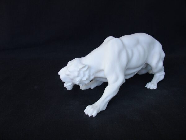 Greek statue of a Jaguar in White color