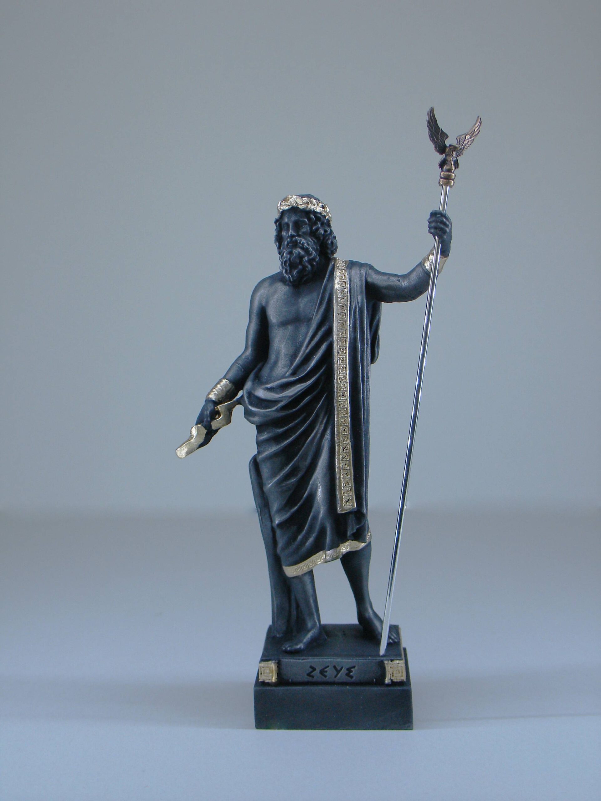 Zeus statue Olympic God made of Alabaster - eStatueShop