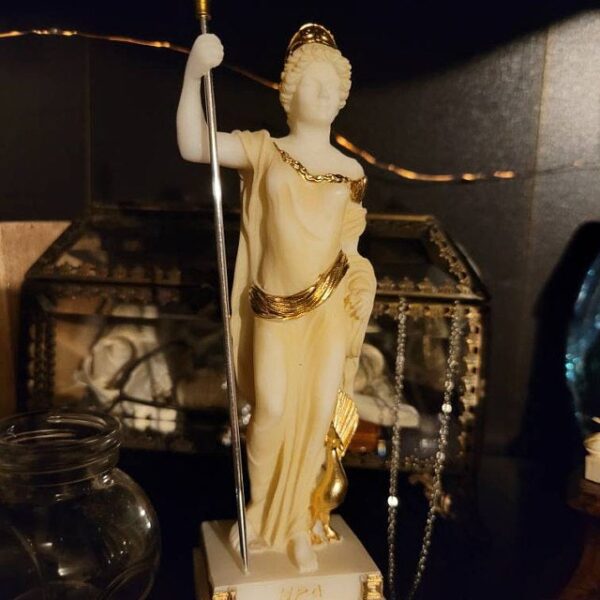Hera statue Olympic Goddess made of Alabaster