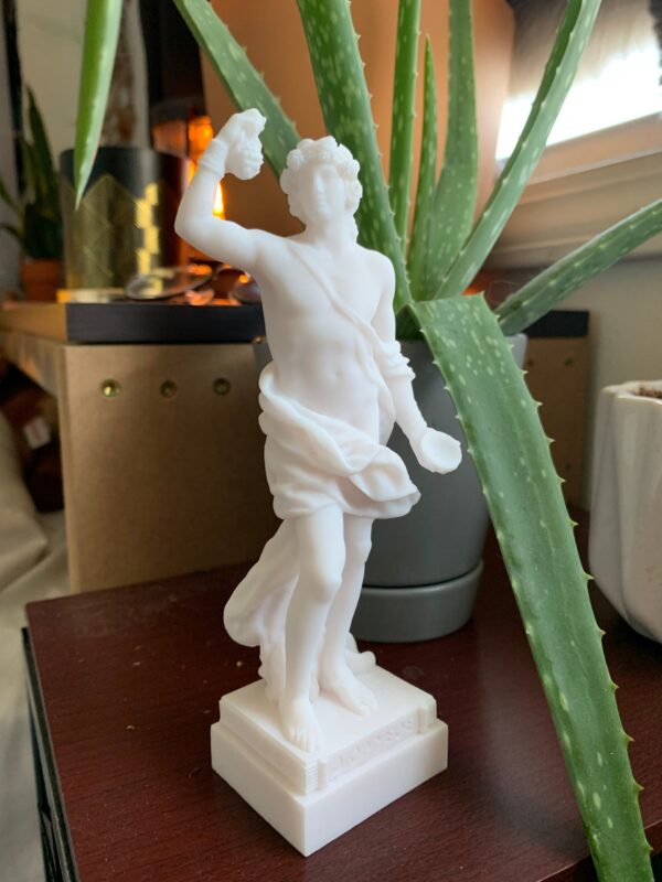 Dionysus statue Greek God made of Alabaster